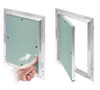 Trappe de révision GK - Insert - 250 x 300 mm - Plaque de plâtre - 12,5 mm - Porte d'inspection - 25 x 30 cm - Entretien - Clapet de nettoyage - Ouverture d'entretien avec cadre en aluminium -