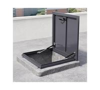 Trappe De Sécurité Étanche for Toit Avec Poignée Et Joint En Caoutchouc Accès Au Toit Résistant Aux Intempéries for L'entretien Des Sous-sols Et Des Toitures, Installation Facile.(90x55cm/35.4x21.7in)