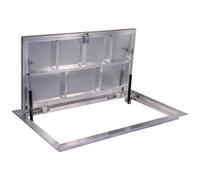 Trappe de sol 600 mm x 1000 P Trappe de visite Panneau d'accès Trappe d’accès Couvercle de regard pour cave et puits d'inspection 60 x 100 cm