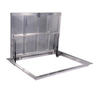 Trappe de sol 800 mm x 900 P mm Trappe de visite Panneau d'accès Trappe d’accès Couvercle de regard pour cave et puits d'inspection 80 x 90 cm