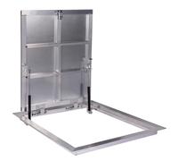 Trappe de sol 900 mm x 700 P mm Trappe de visite Panneau d'accès Trappe d’accès Couvercle de regard pour cave et puits d'inspection 90 x 70 cm