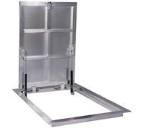 Trappe de sol Aluminium 800 mm x 600 P mm Couvercle de regard Trappe d’accès Panneau d'accès Trappe de visite