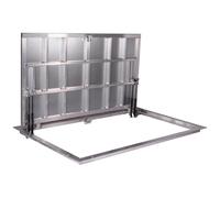 Trappe de sol Aluminium 900 x 1800 mm P Trappe d’accès Couvercle de regard Panneau d'accès Trappe de visite