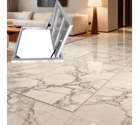 Trappe de sol en acier - Porte d'accès cachée résistante aux intempéries pour terrasse et cour - Entrées secrètes sécurisées et solutions de rangement sûres - Design durable et polyvalent