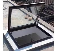 Trappe de toit avec verre renforcé, design verrouillable pour un accès et un entretien étanches, idéal pour les applications de grenier et de lucarne