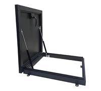 Trappe de toit commerciale en acier galvanisé avec poignée de verrouillage pour un accès sécurisé au toit et une sécurité d'entretien