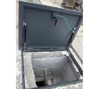 Trappe de Toit, Couvercle de puits de lumière Personnalisable avec Accessoires - Trappe de Toit hautement étanche pour toits Plats et inclinés, accès Universel pour l'entretien extérieur (85