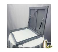 Trappe de toit en acier galvanisé avec cadre en aluminium et vérins à gaz pour un accès facile aux greniers, sous-sols, entrepôts et usines