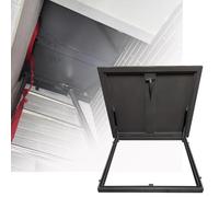 Trappe de toit en acier galvanisé avec joint d'étanchéité en caoutchouc, protection contre les tempêtes industrielles, porte d'accès pour grenier et plafond