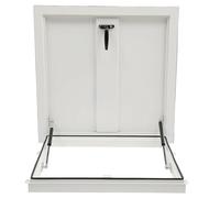 Trappe de toit en acier galvanisé, porte d'accès en aluminium, porte de sécurité pour rangement de bateau en métal, trappe d'accès au toit anti-poussière et solution de rangement sûre pour greniers et