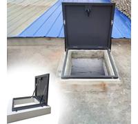 Trappe de toit en métal avec vérin à gaz et bande d'étanchéité, couvercle d'accès étanche pour sortie de grenier ou de sous-sol