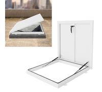 Trappe de Toit métallique, Couvercle d'accès étanche pour l'entretien des combles, fenêtre de sécurité avec Joint d'étanchéité en Caoutchouc, 61 x 63,5 cm (24 x 25 po) - Durable et résistant