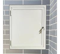 Trappe de Toit, Panneau d'accès en nid d'abeille d'aluminium insonorisé de qualité supérieure - Porte pour Grenier et Vide sanitaire 24 x 48 po, Couvercle encastré au Plafond/Mur, Trappe d'a