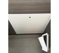 Trappe de Toit, Panneau d'accès Robuste pour Plafond et Mur - Porte de Grenier avec verrou à clé, Passage de câbles et de tuyauterie dissimulés, Construction métallique, Disponible en 6x6, 1