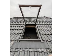 Trappe de toit personnalisable en alliage d'aluminium - Verre trempé pour un accès sûr au toit (90 x 70 cm) - Idéal pour un entretien et une ventilation faciles