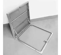 Trappe de Toit, Porte de Trappe de Toit en Acier - Fenêtre d'accès et de Sortie pour combles avec vérins à gaz et Serrure - Couvercle de Trappe de Plafond Durable, Couvercle de Trou d'homme