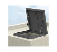 Trappe De Toit Sécurisée Porte De Toit Avec Vérins À Gaz, Porte D'accès Isolée En Aluminium Avec Loquet Sécurisé for Un Accès Flexible Aux Combles Et Aux Combles(95x50cm/37.4x19.7in)