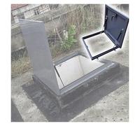 Trappe de Toit, Trappe d'évacuation verrouillable pour Ventilation de Toit - Couvercle de Porte extérieure pour Cave/Garage, kit de Remplacement d'amortisseurs pour accès au Grenier, compati
