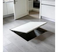 Trappe de Toiture Trappe D'accès Au Sol Encastrée Sous-sol, Porte D'entrée Camouflée En Acier, Vide Sanitaire Avec Ouvre-gobelet, Portes Cave À Vin Cachées Internes(24inx30in)