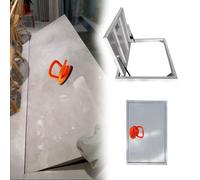 Trappe de Toiture Trappe D'accès Au Sous-sol Dissimulée, Panneau Plancher Encastré Rénovation/vide Sanitaire, Couvercle Trappe D'inspection Amovible En Acier(LXW 56X29IN)