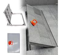 Trappe de Toiture Trappe D'accès Intérieure Dissimulée Et Personnalisable, Pour Vide Sanitaire Ou Sous-sol, Avec Grand Couvercle D'inspection En Acier.(28x48in)