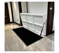 Trappe de Toiture Trappe D'accès Porte d'accès extérieure au vide sanitaire, à fixer au sol, étanche, sans joint apparent, discrète, robuste, dissimulée, avec ventouses.(White,LXW 142x71cm/56x28in)