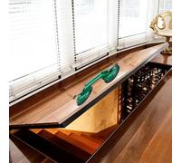 Trappe de Toiture W 20in Hidden Wine Cellar Entrance Door, Crawl Space Floor Access Panel With Suction Cups Opener, Flush Mount Basement Entry Cover Plate(50X20"(127x51cm))