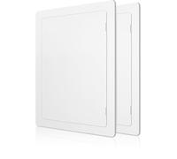 Trappe de Visite 100x150 mm Lot de 2 - Trappe de Visite Plafond - Panneau Plafond Regard Compteur d’Eau Trappe pour Comble Baignoire et Boîtes à Fusibles - Dissimule les Câbles et les Tuyaux