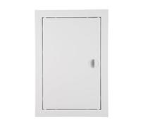 ADGO - Trappe de Visite 20 x 40, Porte de Visite, Trappe de Service pour Inspection et Recouvrement, en plastique, Montage Horizontal et Vertical - Blanc, avec cadre