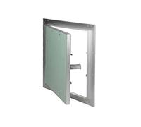 Trappe de visite 250 x 300 mm en aluminium vert plaque de plâtre 12,5 mm imprégnée charnière de porte à droite/à gauche ouverture et fermeture