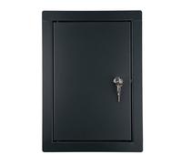 Trappe de Visite 25x40cm, pour Inspection - en Métal, pour Inspection, Montage Horizontal et Vertical - Graphite, avec Serrure, ADGO