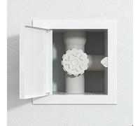 Trappe De Visite 356x356 457x457 508x457 152x152 mm, Panneau De Porte De Gaine Technique Blanc, Cliquez pour Ouvrir Cloison Sèche Aimant Trappe De Visite avec Vis(22x22in/55.9x55.9cm)