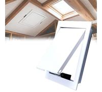 Trappe De Visite 400x400 600×600 300×300mm, Magnétique À Pousser Pour Ouvrir Panneau D'accès À La Plomberie Couvercle De Service Pour Trou Mural Pour Hôtel/résidence(White,50x55cm)