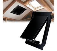 Trappe De Visite 400x400 600×600 300×300mm, Magnétique À Pousser Pour Ouvrir Panneau D'accès À La Plomberie Couvercle De Service Pour Trou Mural Pour Hôtel/résidence(Black,40x45cm)