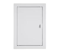 Trappe de Visite 50x60cm, pour Inspection - en Métal, pour Inspection, Montage Horizontal et Vertical - Blanc, Bouton Pression, ADGO