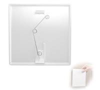 Trappe de Visite à Ressort pour Cloison Montage Rapide | Plastique ABS Fixation Clip Rapide Inspection Tuyauterie Plafond Plaque Plâtre Finition Blanche Mate(15.2cm/6in)