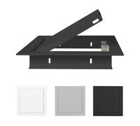 Trappe de Visite Aluminium Mur Trappe de Visite, Porte d'Accès Plaque de Plâtre Invisible pour Plomberie HVAC, Trappe D'inspection Encastrée, pour Camping-Cars et Greniers(Black,30x35cm)