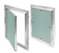 Trappe de visite avec cadre en aluminium et plaque de plâtre de 12,5 mm (400 x 400 mm)