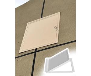 Trappe de Visite Bouton de Rotation pour Ouvrir la Gâche Porte d'Accès Libre, Plaque Couverture Trou Câblage en Conduit Encastré pour Grenier, Cuisine d'Extérieur(16x26in (400x650mm))