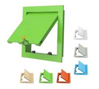 Trappe De Visite Carré Ou Rectangulaire，Trappe D'Inspection Murale Et Plafond Blanc Bleu Vert，Panneau D'Inspection Aluminium For Gaine Technique(Vert,250x450mm)