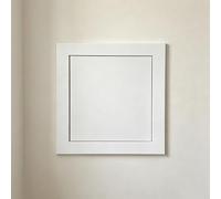 Trappe de Visite Carré/Rectangulaire - Panneau D'Inspection Ventilation, Porte D'Accès Métal Blanc - Rabat de Révision pour Placo, Mur, Plafond, Baignoire, Gaine Technique(Blanc,350x500mm)