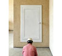 Trappe de Visite Couvercle d'Accès Magnétique à Pression, Panneau d'Inspection Décoratif Charnière en Aluminium pour Combles Grenier Vide Sanitaire, Porte de Service(16x12in/41x30cm)