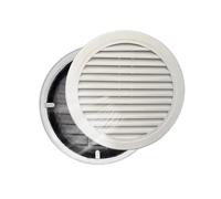 Trappe de Visite Couvercle de Ventilation Pignon Encastré, Murs Circulaires, Plafond, Abris, Trappe D'inspection Grenier avec Filtre, Boîtier D'accès Au Câblage(White,20"/510mm)