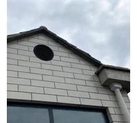 Trappe de Visite Couvercle Décoratif pour Panneau D'accès Encastré, Porte D'accès avec Grille D'aération, Vent D'évacuation de Pignon de Toiture Blanc/Noir/Gris/Marron(Black,Dia 350mm(13 3/4"))