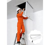 Trappe de Visite Couvercle pour Trou d'Accès à Charnière Verrouillable, Panneau d'Inspection pour Compteurs, Vannes et Plomberie de Murs Plafonds(36x40in (91x102cm))