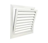 Trappe de Visite de Ventilation en Aluminium, Grille d'Aération avec Serrure à Ressort pour Placo et Plafond, Accès Plomberie et CVC, Blanc(20x28in(51x71cm))