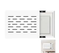 Trappe de Visite Décoratif, Cache Compteur Electrique en PVC Ouverture par Pression Gauche, Fixation Murale, Décoration pour Entrée Bureau(60x50cm/24x20in)