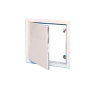 Trappe de visite en acier galvanisé Semin blanche 400mm x 400mm x 36mm