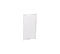 Trappe de visite encastrable 250x450 mm en acier galvanisé, finition blanche avec ouverture/fermeture par pression NOYON &