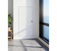 Trappe de Visite Grande Trappe d'Accès au Grenier pour Mur, Charnière à Loquet pour Espace de Raccordement Plomberie et d'Inspection, Panneau en Nid d'Abeille(32x42in/81x107cm)